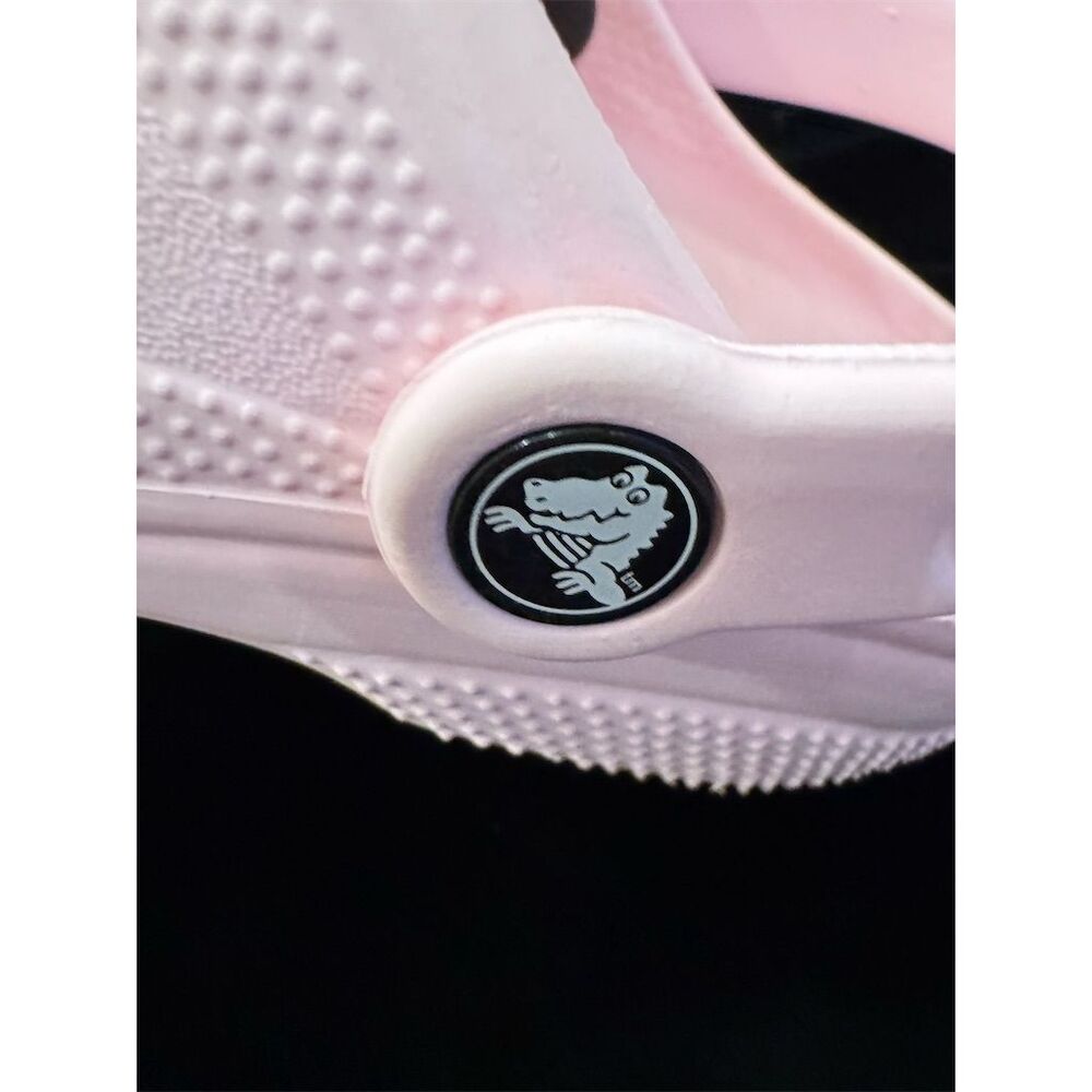 Crocs Classic Clog Pink Unisex Size M5/W7 Casual Slip-On Shoes - Picture 8 of 8